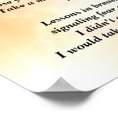 Ontbijtles ©2012 van Trinka Polite (poster) Poster (Hoek)