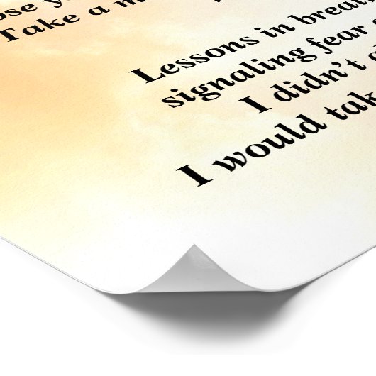 Ontbijtles ©2012 van Trinka Polite (poster) Poster (Hoek)