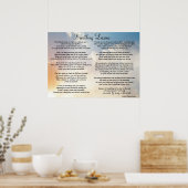 Ontbijtles ©2012 van Trinka Polite (poster) Poster (Keuken)