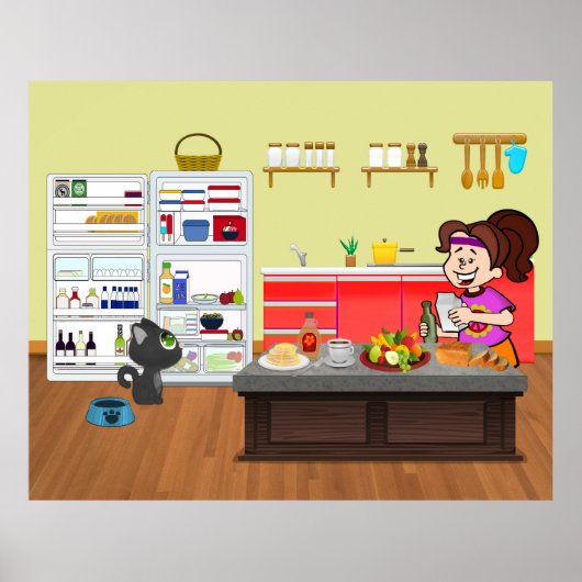 Ontbijtmaatjes Poster (Voorkant)