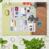 Ontbijtmaatjes Theedoek (Gevouwen)