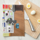 Ontbijtmaatjes Theedoek (Quarter Fold)