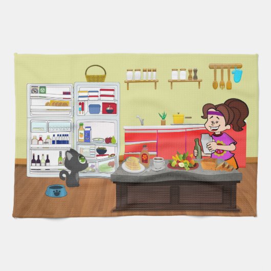 Ontbijtmaatjes Theedoek (Horizontaal)