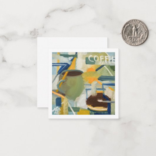 ontbijtmengsel notitiekaartje (Voorkant / Achterkant in situ)