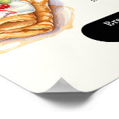 Ontbijtmenu, Restaurantmenu, Cafémarketing  Poster (Hoek)