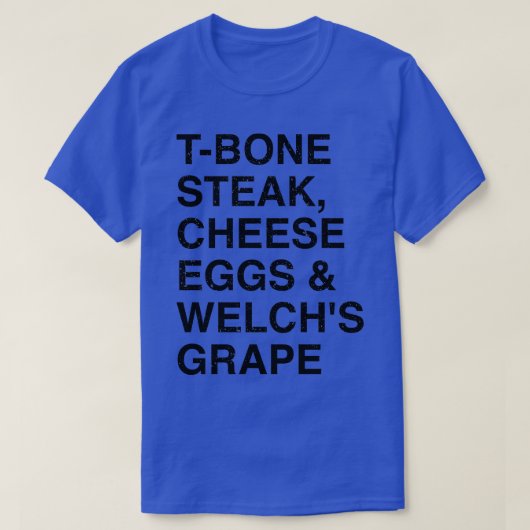 Ontbijtmenu Uitgelaten 1 T-shirt (Design voorkant)