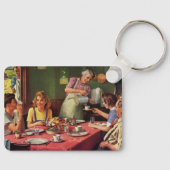  ontbijtontbijt bij het eten in de keuken sleutelhanger (Voorkant)