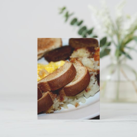 Ontbijtpad Briefkaart (Staand voorkant)