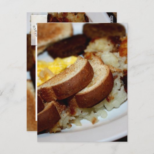 Ontbijtpad Briefkaart (Voorkant / Achterkant)