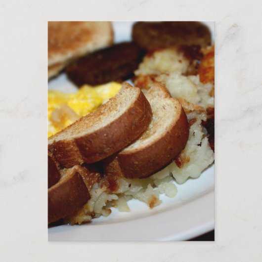 Ontbijtpad Briefkaart (Voorkant)