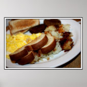 Ontbijtpad Poster (Voorkant)