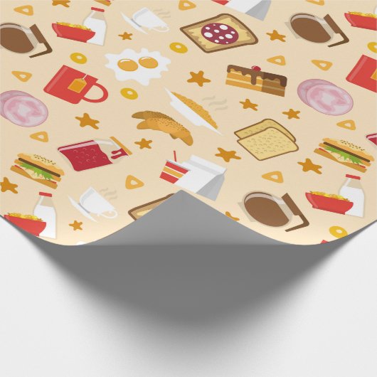 Ontbijtpatroon Cadeaupapier (Hoek)