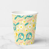 Ontbijtpatroon Papieren Bekers (Rechts)
