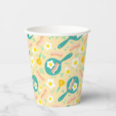 Ontbijtpatroon Papieren Bekers (Voorkant)