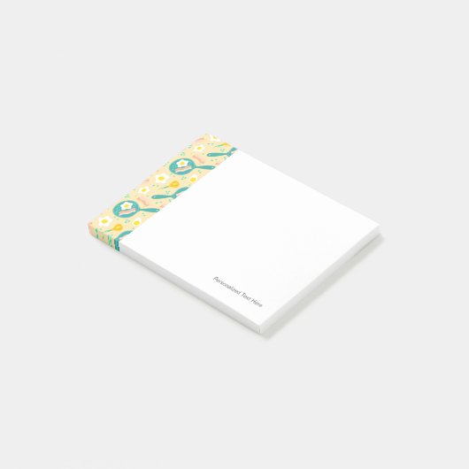 Ontbijtpatroon Post-it® Notes (Schuin)