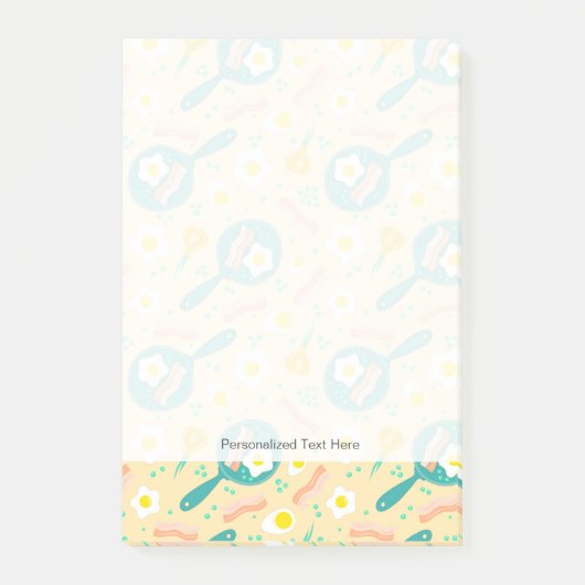 Ontbijtpatroon Post-it® Notes (Voorkant)