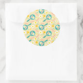 Ontbijtpatroon Ronde Sticker (Tas)