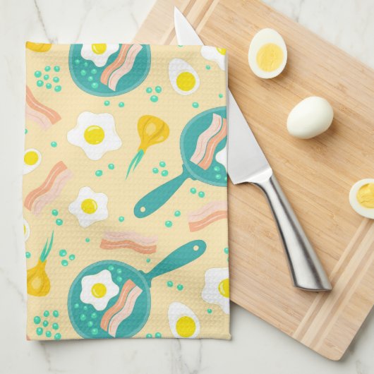 Ontbijtpatroon Theedoek (Quarter Fold)