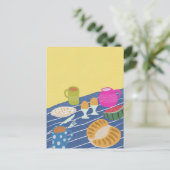Ontbijtpicknick Briefkaart (Staand voorkant)