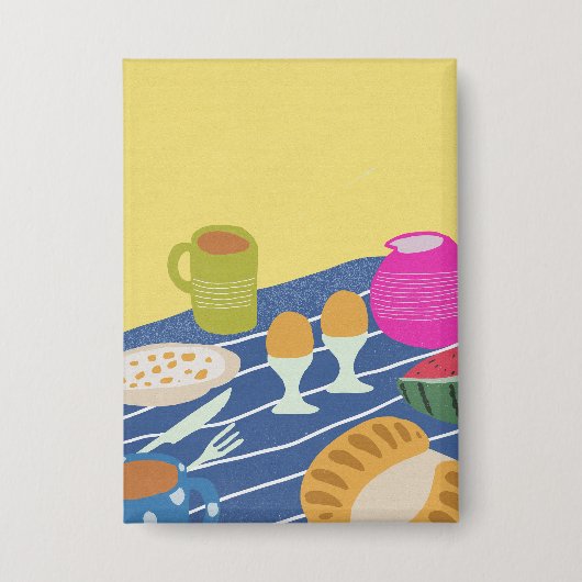 Ontbijtpicknick Button (Voorkant)