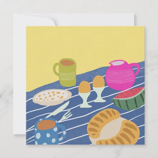 Ontbijtpicknick Kaart (Voorkant)