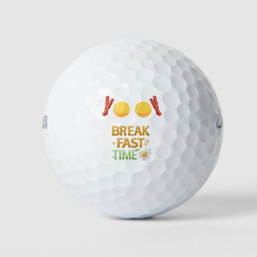 Ontbijttijd met eieren en bacon golfballen (Voorkant)