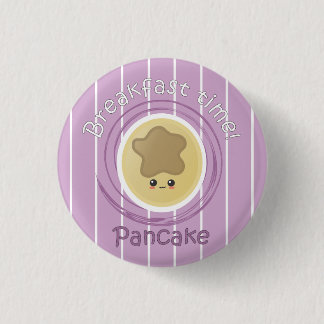 Ontbijttijd - Pancake Ronde Button 3,2 Cm