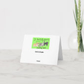 Ontbijttijd voor katten 🐈 🐈⬛ bedankkaart (Achterkant)