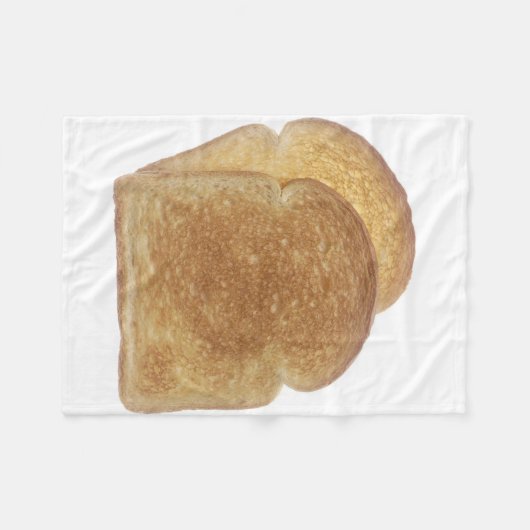 Ontbijttoast Fleece Deken (Voorkant (Horizontaal))