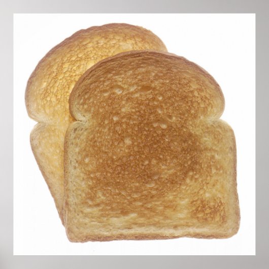 Ontbijttoast Poster (Voorkant)