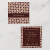 Ontbijtuitnodiging Notitiekaartje (Voorkant / Achterkant)