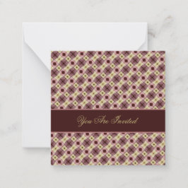 Ontbijtuitnodiging Notitiekaartje