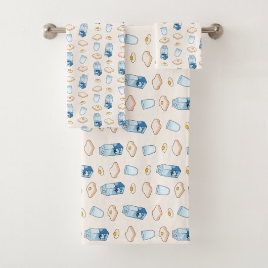 Ontbijtvoeding (alien) bad handdoek (Insitu)