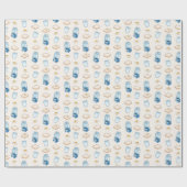 Ontbijtvoeding (alien) cadeaupapier (Vlak)