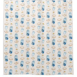 Ontbijtvoeding (alien) douchegordijn