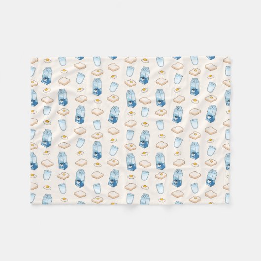 Ontbijtvoeding (alien) fleece deken (Voorkant (Horizontaal))