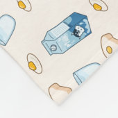 Ontbijtvoeding (alien) fleece deken (Hoek)