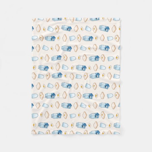 Ontbijtvoeding (alien) fleece deken (Voorkant)