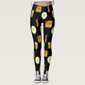 ontbijtvoeding, broedeieren, wafels, bacteriën leggings (Voorkant)