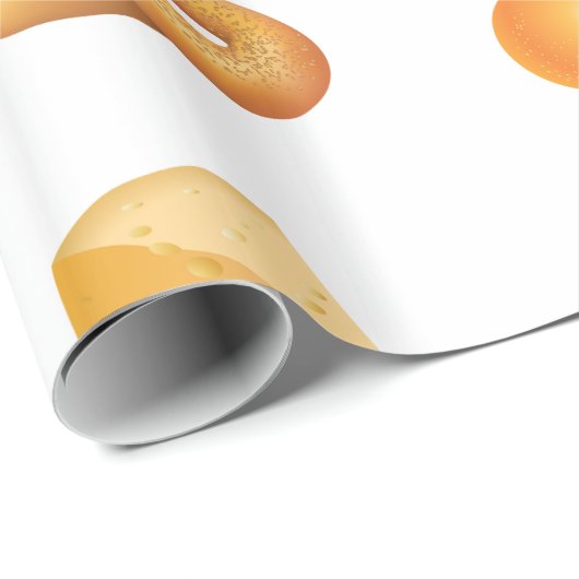 Ontbijtvoeding Koffie, Croissant, Eieren, Bagels Cadeaupapier (Rol Hoek)