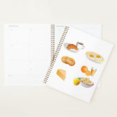 Ontbijtvoeding Koffie, Croissant, Eieren, Bagels Planner (Display)
