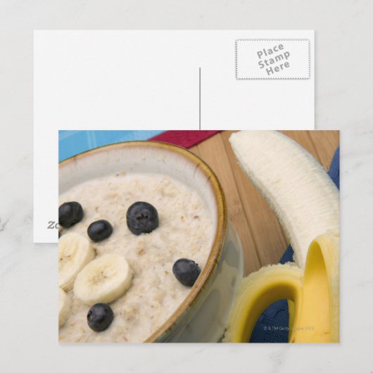 ontbijtvoedsel briefkaart (Voorkant / Achterkant)