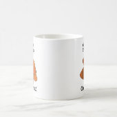 Ontbijtvoedsel van Croissant Koffiemok (Center)