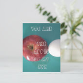 Ontbijtvrienden: Twee eieren $ Een Apple Stilleven Briefkaart (Staand voorkant)