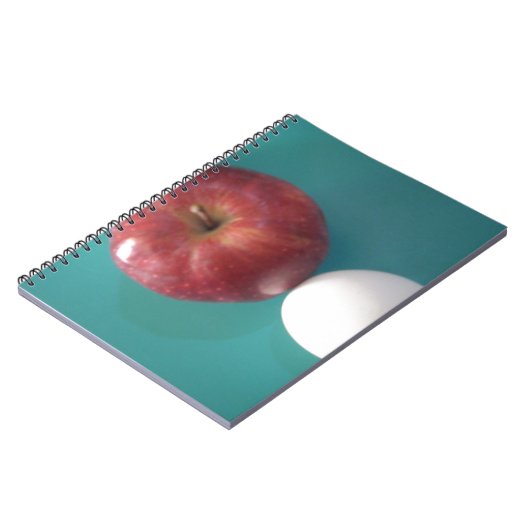 Ontbijtvrienden: Twee eieren $ Een Apple Stilleven Notitieboek (Linkerzijde)