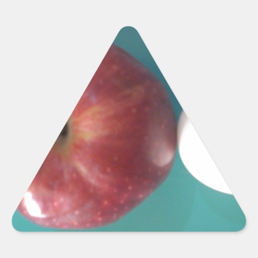 Ontbijtvrienden: Twee eieren $ Een Apple Stilleven Sticker (Voorkant)