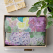 Ontbinding van Bouquet Floral Blue Butterfly Tissuepapier (Geschenk)