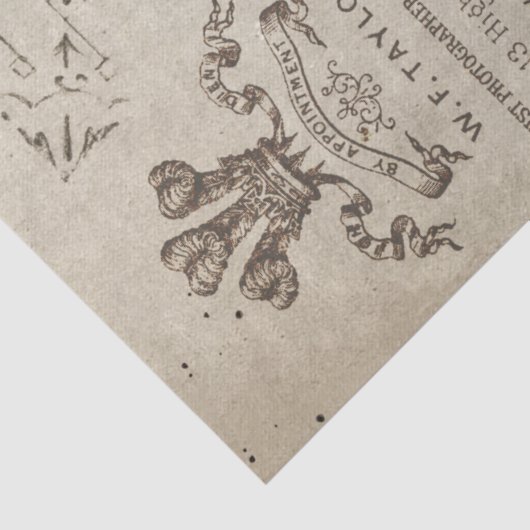  ontbinding van Butterfly en Bowl Tissuepapier (Detail)