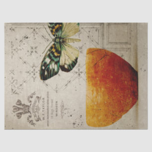 ontbinding van Butterfly en Bowl Tissuepapier