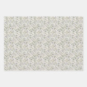 Ontbinding van Floral Butterfly Garden Inpakpapier Vel (Voorkant 3)